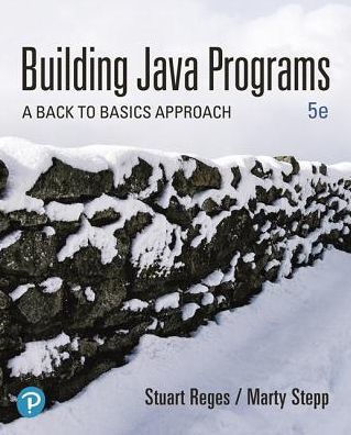 Building Java Programs textbook